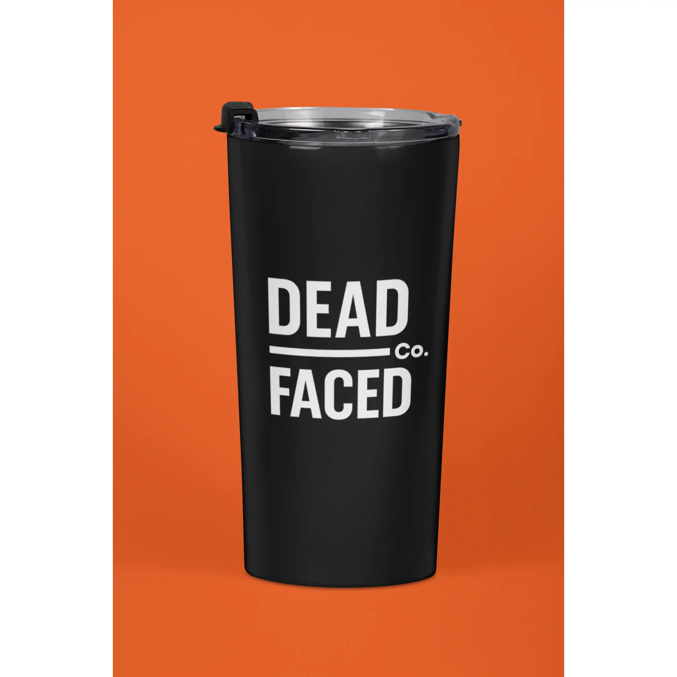 Deadfaced Co. Branded Tumbler Black 22oz Insulated Stainless Steel Cup