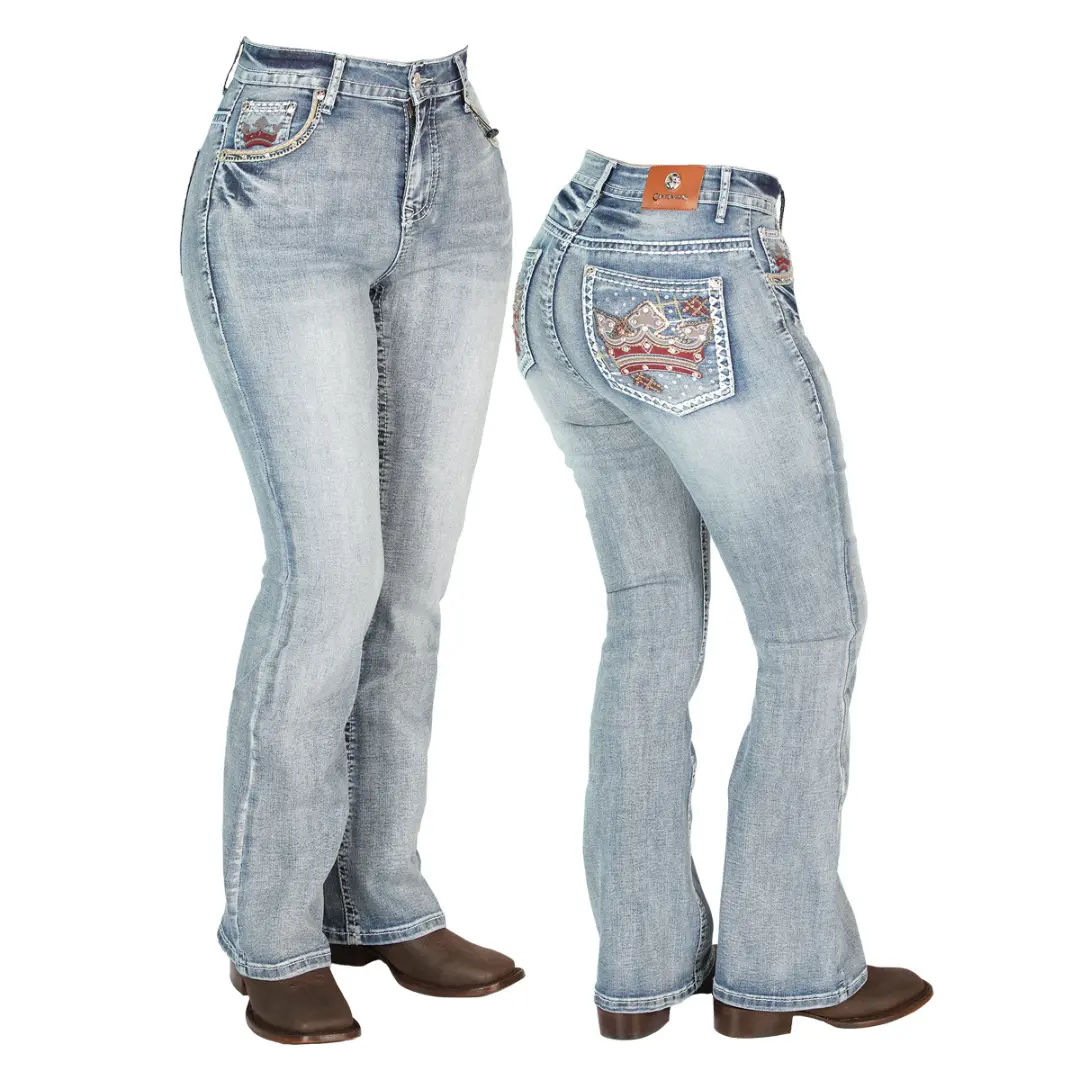 Womens Light-Blue Centenario Jeans