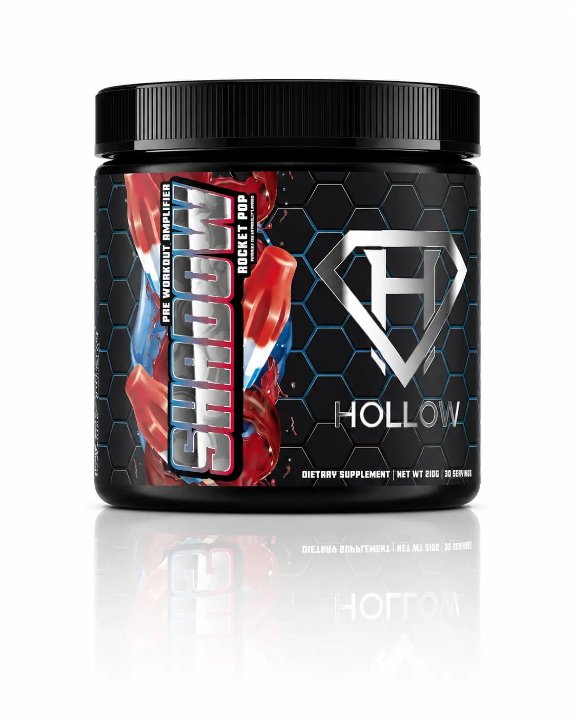 Hollow Shadow Pre-Workout | 425mg Dual-Source Caffeine, 3.2g Beta-Alanine, Energy & Focus | 30 Servings