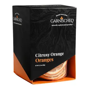 Citrusy Orange Oranges. All Natural Dried Fruit Garnishes for Cocktails and Home Cooking and Baking.  Healthy Snack.