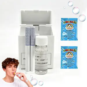 2PCS-Bubble Cigarette StressRelief Toy, Fake Cigarette Shape,Mini Bubble Blower,Bubble Sticks, Relaxation Tool,Suitable for Birthday/ChristmasParty Gifts, for Men & Women（Newly Upgraded Version）