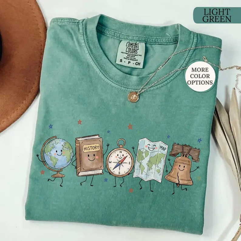 Comfort Colors Social Studies Teacher Shirt, History Teacher Gift, Geography Shirt, Social Science Tee, New Teacher Gift, Back to School Tee