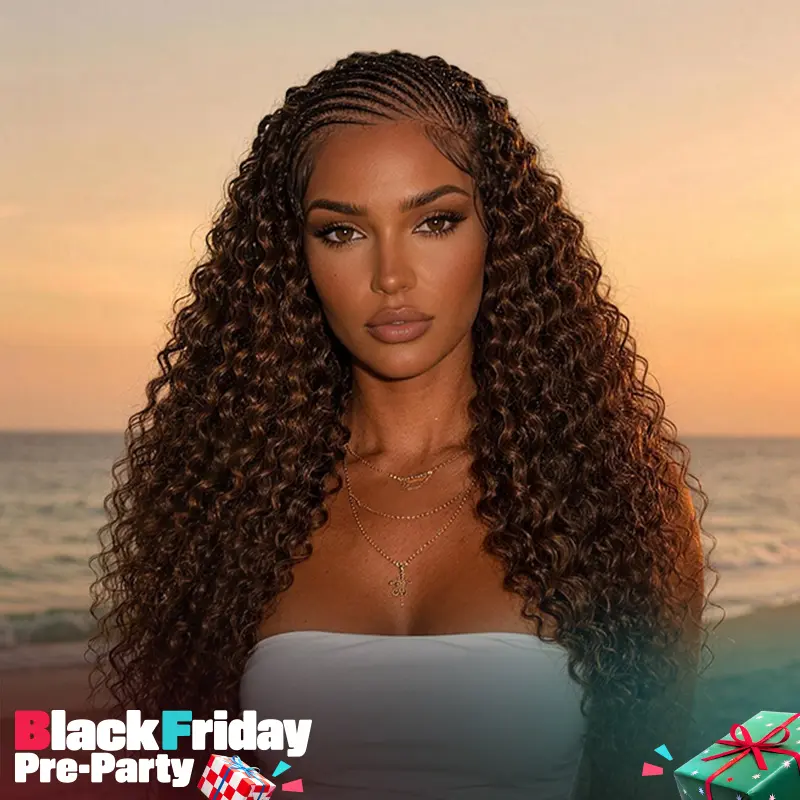 Frodio Veralux™ Fiber Fulani Braid Wig 13x6 Frontal Lace Wig | Natural Look, Beginner Friendly #blackfriday#friendsgiving#christmasgift