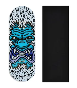 Heat Transfer Graphic Wooden Fingerboard Deck, @sausage.ramps - Entry#96