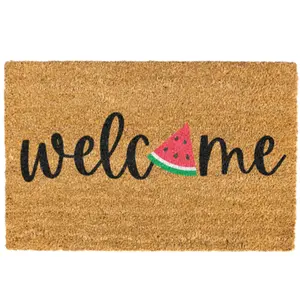 Summer doormat, Welcome Mat, Watermelon Decor, Summer time decor