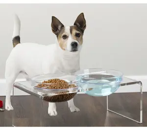 Petmaker Elevated Pet Bowl Stand with Removable Bowls