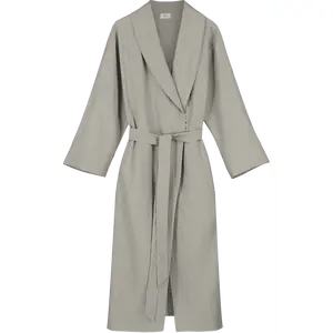 Grace Linen Robe - Grey