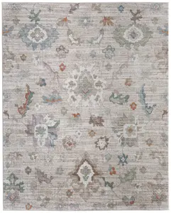 Feizy Dartmouth 39QKF Beige Multi Transitional/Bohemian & Eclectic Machine Made Rug