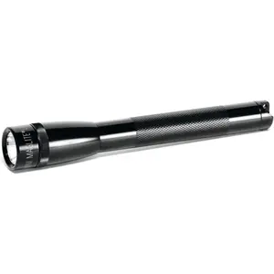 Mini Maglite Pro LED 2-Cell AA Flashlight, High Lumen, Water-Resistant, Adjustable Focus – Black