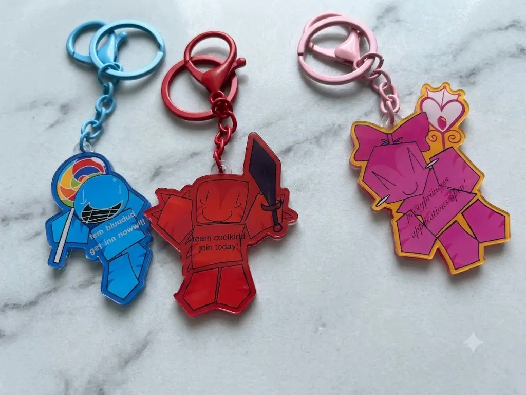 Roblox Forsaken Acrylic Keychains Birthday Gift For Fan Bags Accessories