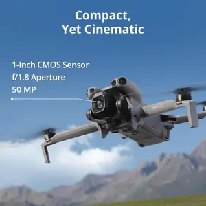 Mini 5 Pro Fly More Combo Plus Drone with DJI RC 2, 1-Inch CMOS Camera, Activetrack 360°, Omnidirectional Obstacle Avoidance, Extended Flight Time