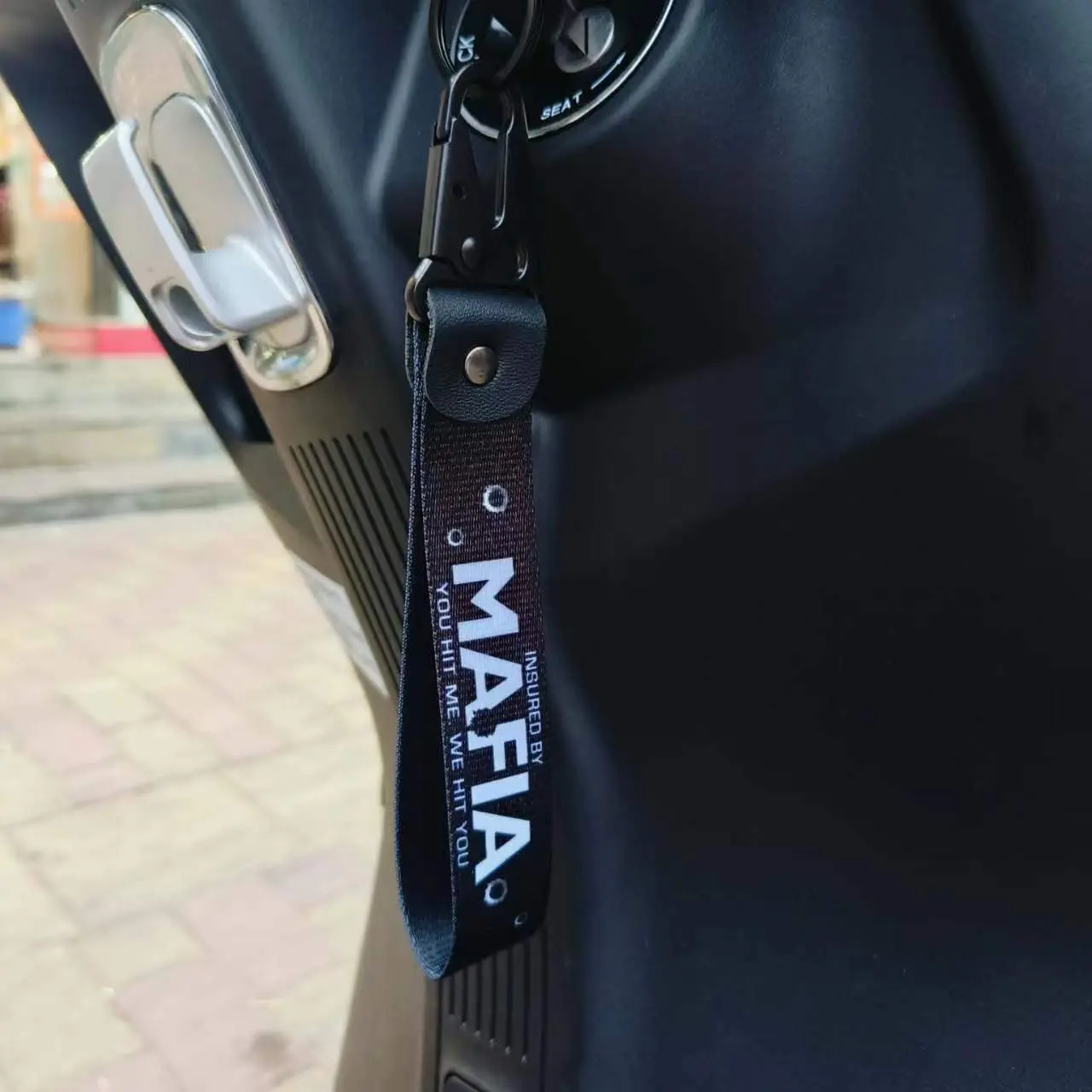 Car Enthusiast Keychain, Universal Car Motorcycle Keyring, Wristband Keychain, Slogan Keychain, Automotive Accessory, Heavy Duty Keychain, Keychain Attachment, Lightweight Keychain
