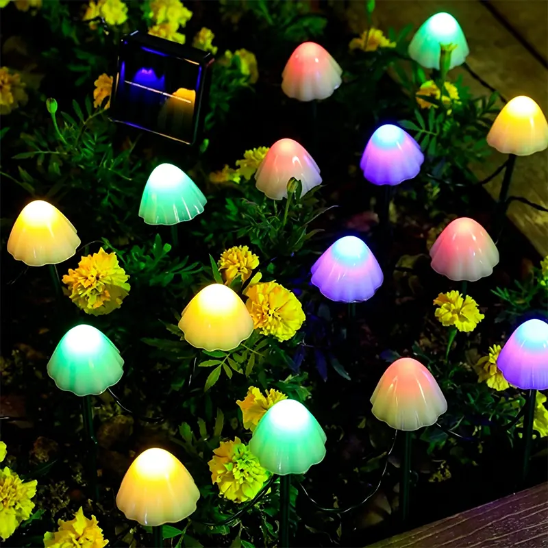 #SummerWins#DealsForYouDays, Aesthetic Cottagecore LED Solar Stake Lights - Waterproof Realistic Mushroom Landscape Decor, Ideal for Yd Patio Pathway Lawn Lighting, Farmhouse Spring Outdoor Home Improvement Accessory, Perfect Mother's Day Gift for Mom