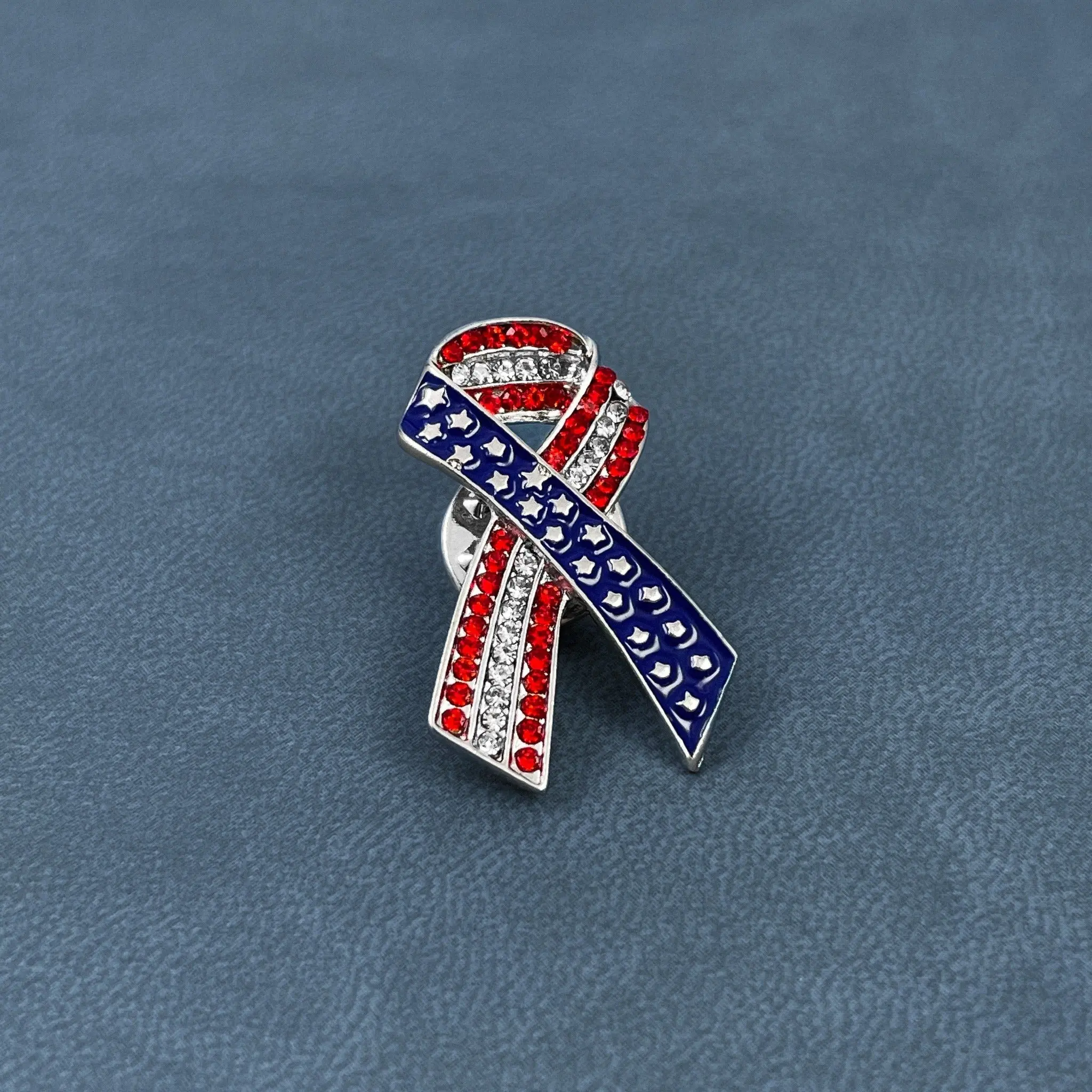 Adorable American Ribbon Pin