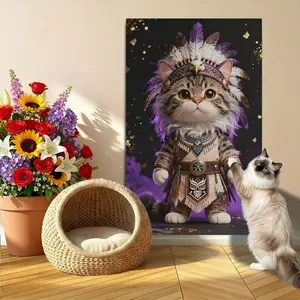 1pc Indoor Cat Scratching Mat with Self Adhesive Backing, Cat Scratch Pad for Sofa Couch Furniture Protection, Wall Mounted No Drill Cat Scratching Board, Climbing and Claw Grinding Mat Interactive Cat Toy