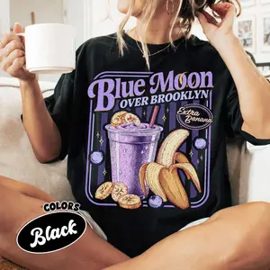 Blue Moon Over Brooklyn Shirt, Heated Rivalry Extra Banana Smoothie Tshirt, Scott And Kip Movie Tee, Romance Book Movie