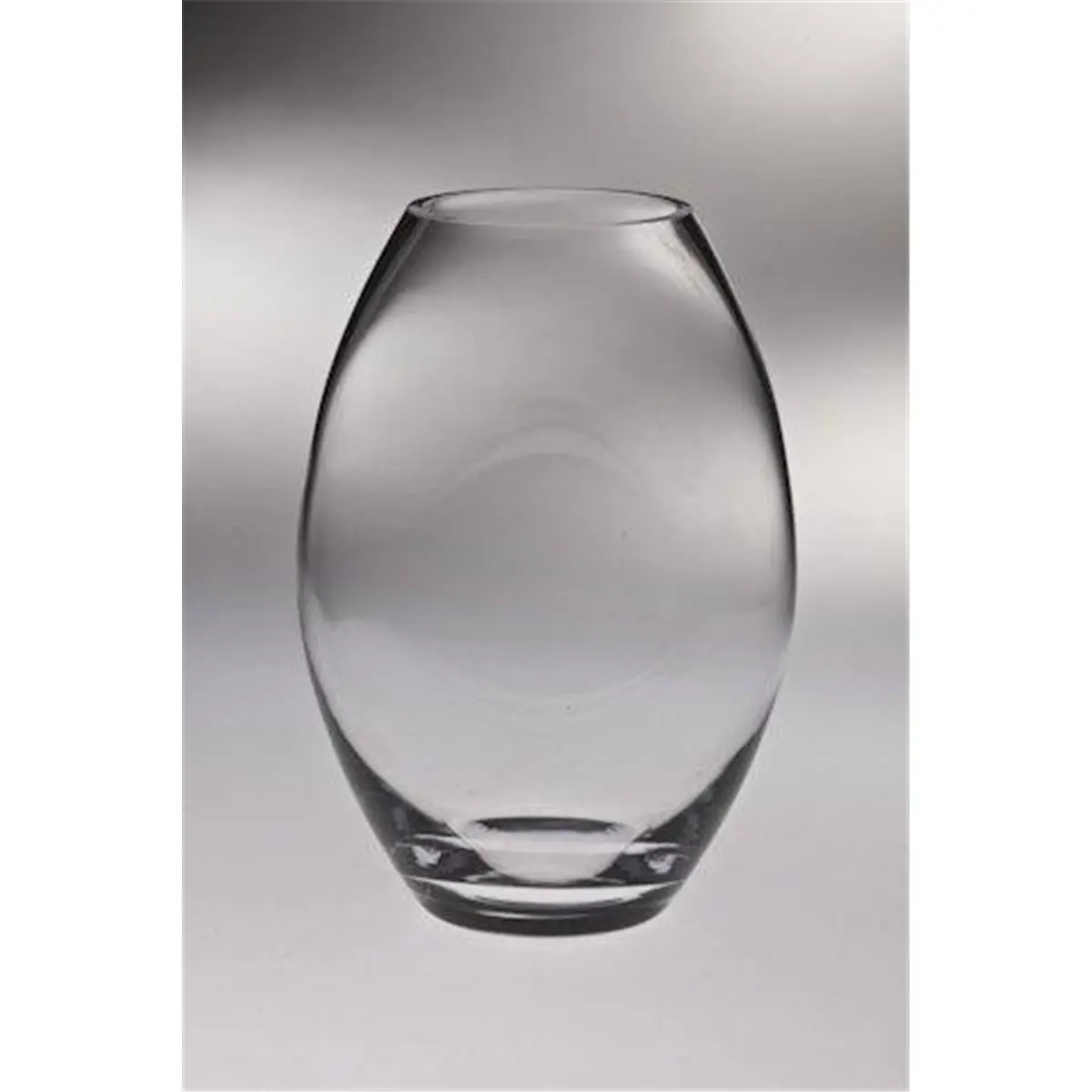 212 MAIN Mouth-Blown European Glass Barrel Decorative Vase - 10 in Thick, Clear, Classic with Sparkle Effect - 7.13x7.13x10 in, 3.2 lbs, Premium Home Decor, Collectible, Ideal Gift Item, Home Decor Items