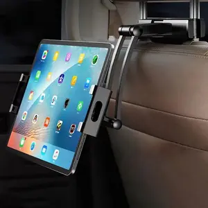 Car Headrest Tablet Mount for Back to School Gift, Car Accessories, Summer Travel Supplies, Car Seat Back Tablet Mount, Car Phone Holder, Storage Phone Holder for Car, Car Phone Mount, Summer Gift