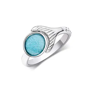 Mako Mermaid Ring Fashion Crystal Silver Plated Jewelry