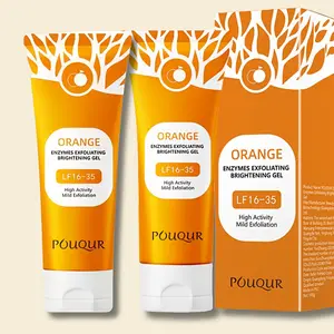 Orange Exfoliating Brightening Gel, Deeply Cleanses and Moisturizes. This Scrub Is Suitable for Face and Body – A Gentle Formula Suitable for All Skin Types, for Daily Use and Special Occasions.