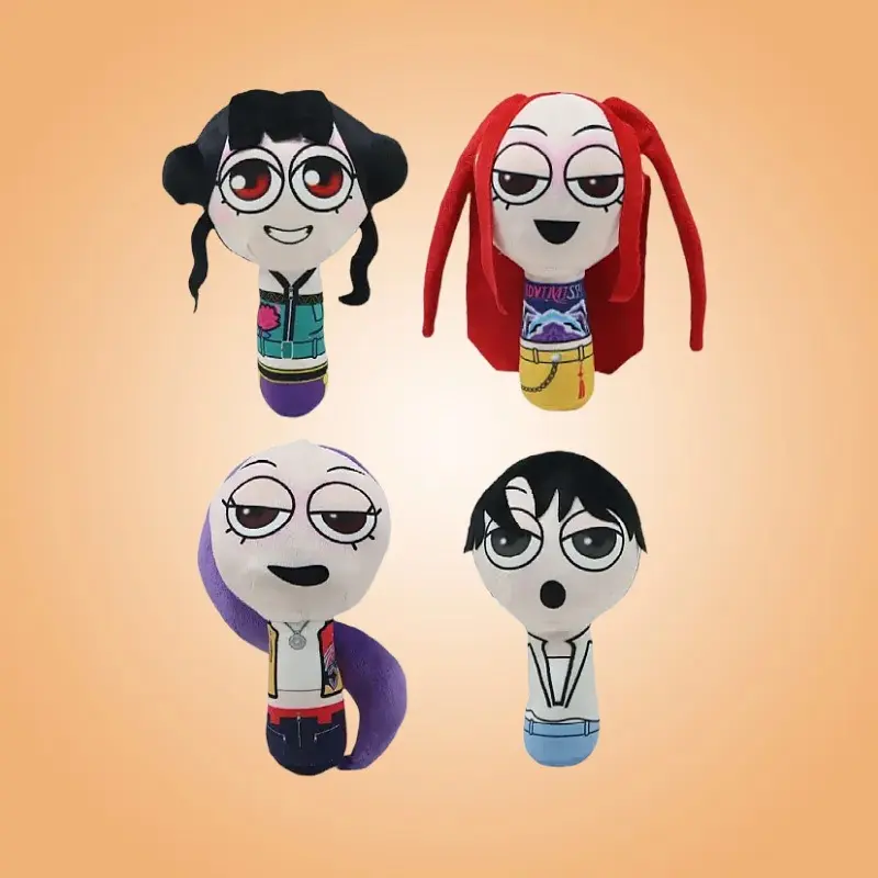 Incredibox Sprunki K-Pop Demon Hunters Plush Set, Soft Stuffed Animal ...