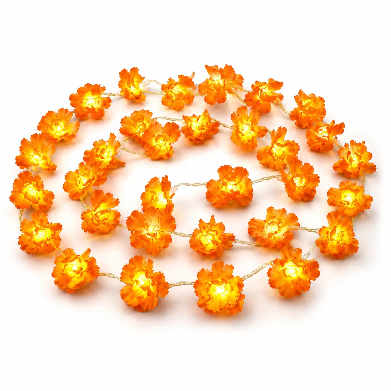 New Halloween String Lights: Dahlia Flower Lights, Mexican Marigold Lights, Monarch Butterfly String Lights, Ghost Festival Decorative Lights