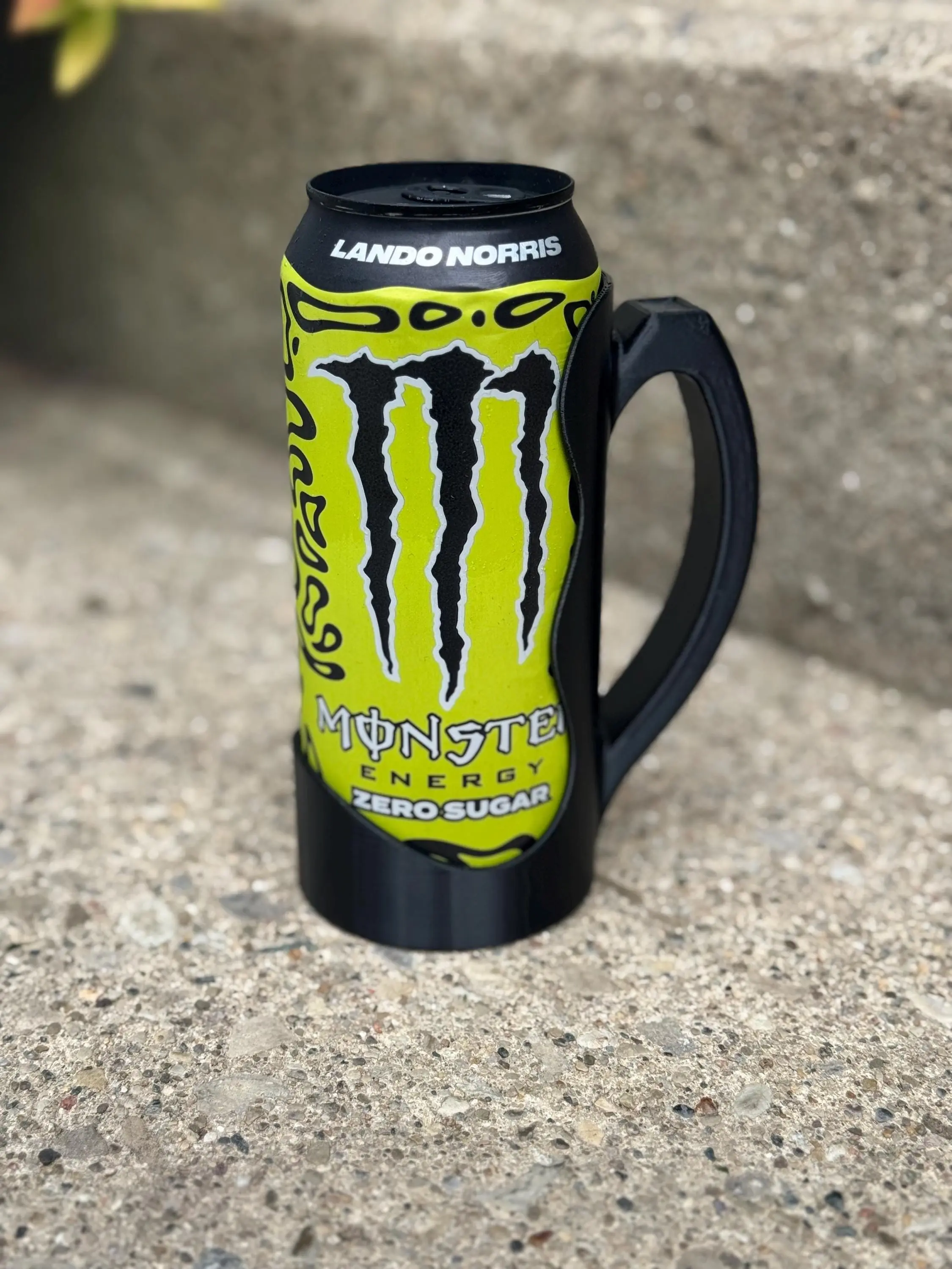 16oz Monster Sized Energy Drink Can Cozie with Handle - PETG