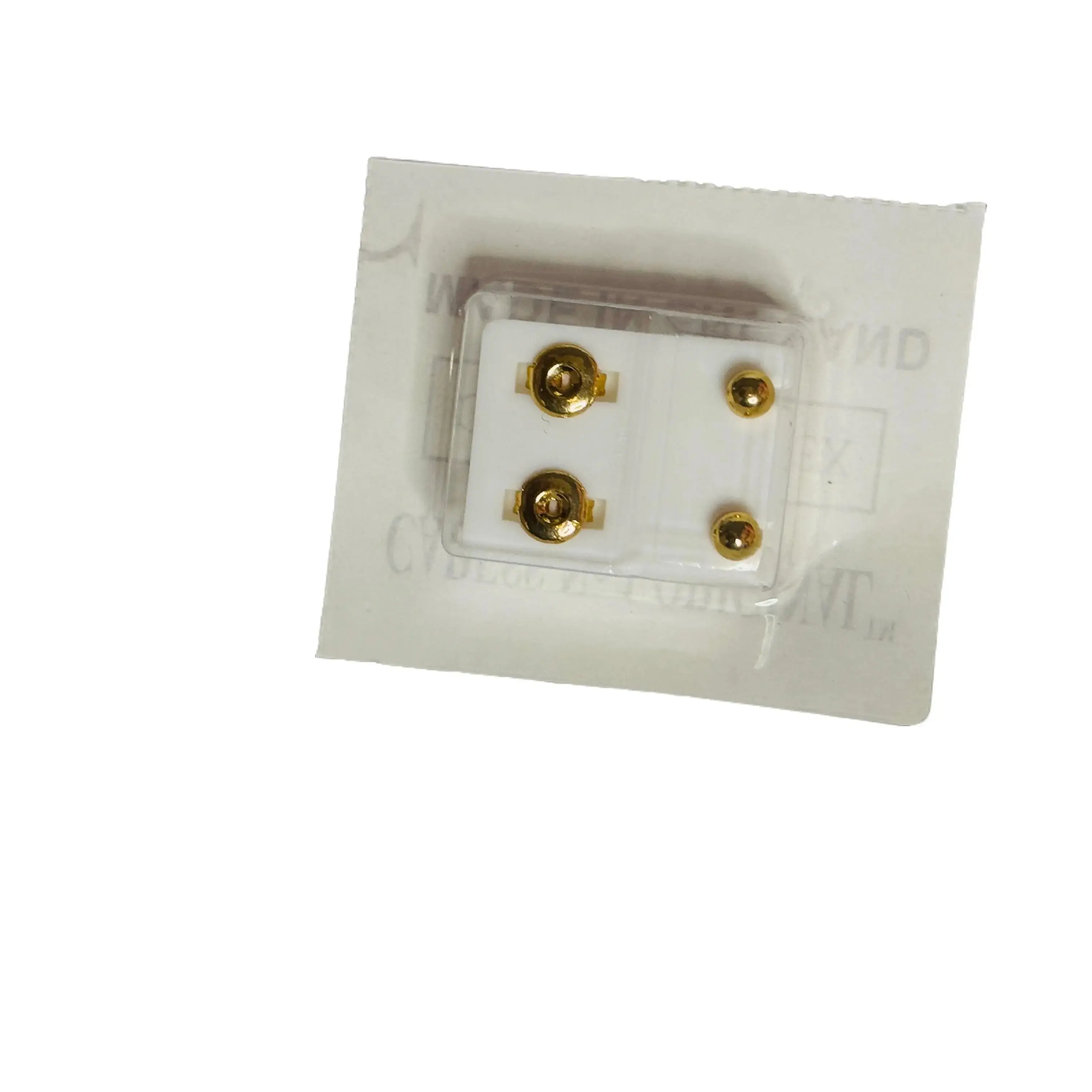 Gold earrings - 1 pair Gold earrings - 1 pair