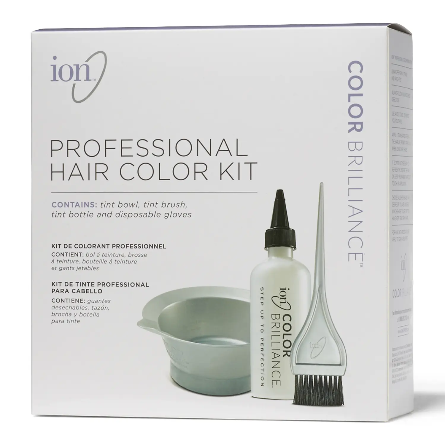 Ion Professional Hair Color Kit, Brush, Bowl