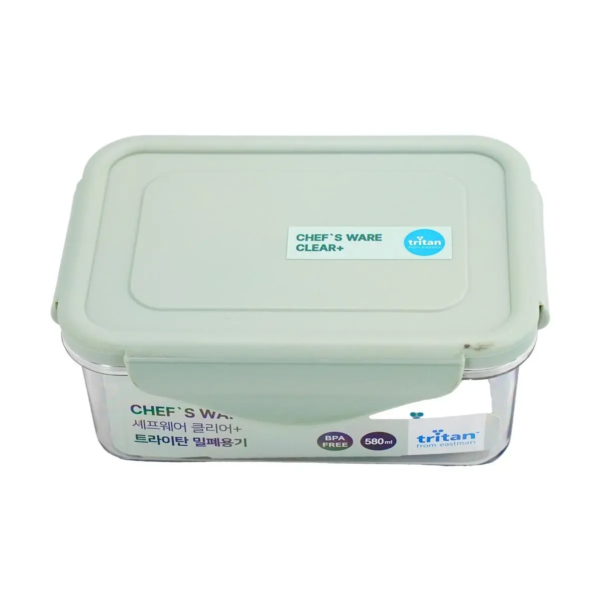 CHEF'S WARE Korean Chef's Ware Transparent Food Storage Canister - Airtight, Moisture-Proof, 580ml for Grains, Kitchen Organization