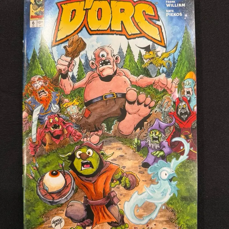 English, Image Comics, D’Orc #6 Comic Book - Spineworks Comics & The Pop Mosaic Exclusive Variant, Cover by George Deep