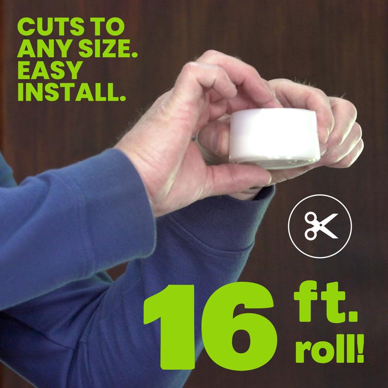 Alien Draft Seal Insulation Tape - Self-Adhesive Silicone Weather Stripping for Door & Window, Under-Door Draft Stopper, Bottom & Side Seal - Sealing