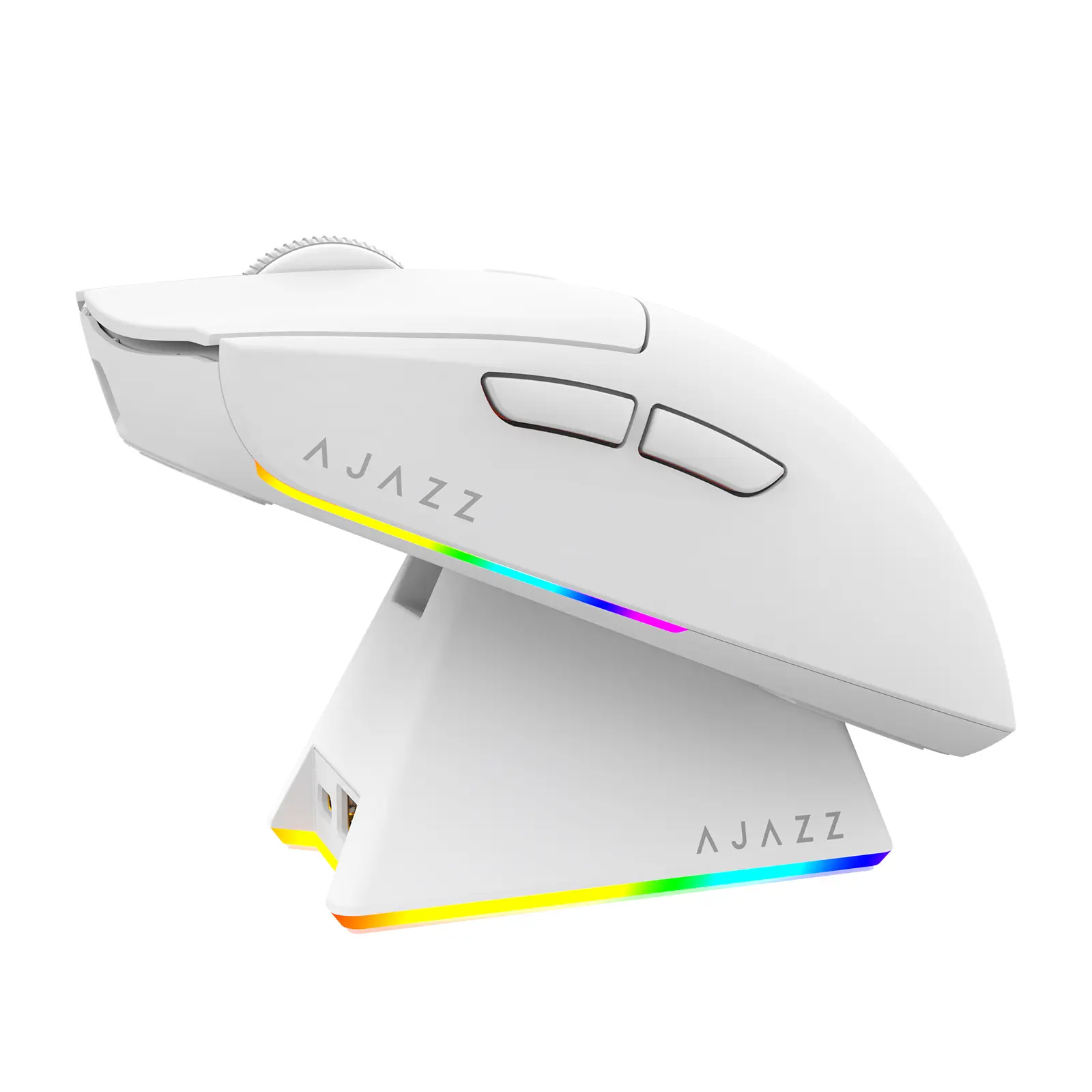 AJAZZ AJ139 V2 MC Wireless Gaming Mouse, Magnetic charging dock,Rechargeable Battery-Powered PC Accessory with PAW3311 Sensor, 1000Hz Return Rate, 500mAh, for gaming /office