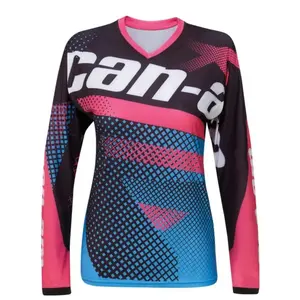 Women cycling clothing road bike shirt offroad racing cycling jersey  long sleeve mtb enduro motorcycle moto jersey downhill  bicycle shirt