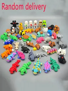 5pcs Mini Pocket Pets, 3D Printed Colorful Mini Animal Babies, Interesting Little Figurines, Children's pet Toys, Cartoon Dolls, Sensory Gadgets, Special Little Toys For Children, Preschool Teacher Prizes, Interesting Childhood Toys