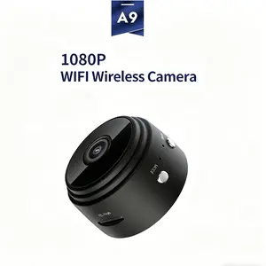 A9 HD Mini WiFi Camera 1080P | Wireless Home Security Camera with Infrared Night Vision, Magnetic Adsorption, Remote View & Motion Detection
