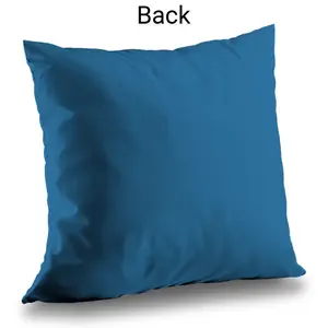 Begin Home Decor C1PT1414SPFD5Q 14 x 14 in. Peacock Feather Center - Green Animals Poly Twill Throw Pillow