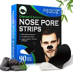 Pegciz Blackhead Remover Nose Patches 90pcs, Men's Acne Treatment Mask, Effective Skin Care Solution, Long-Lasting Use