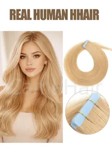 20Pcs 30G A Pack Tape In Hair Extensions Human Hair, Natural Human Hair, Straight Invisible Adhensive Tape Hair Extension Seamless Extensions Sleek Hairpiece Professional