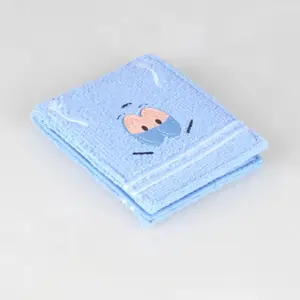 Cute Embroidered Anime Fashion Wallet, Personalized Designer ID Card Holder, Stylish Towel Cloth Accessory for Daily Use, Durable Fashion Wallet