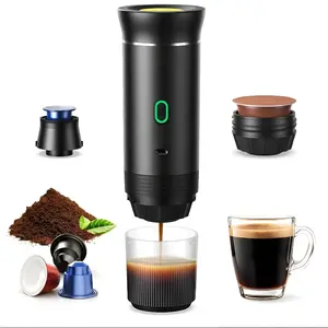 Portable Capsule Coffee Maker: Your perfect companion for home, outdoor, and camping use.