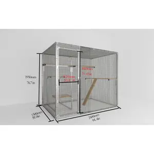 Cat House Large Catio,  Cat Cage Shelter Enclosure Playpen,7.8 ft *4.9 ft