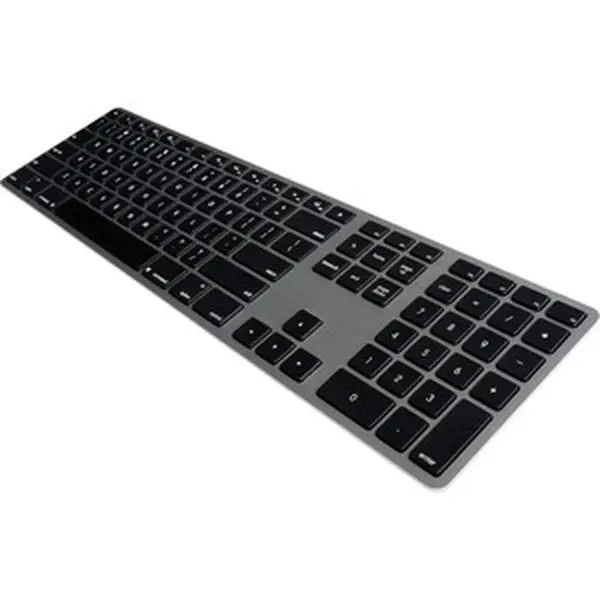 Ergoguys FK318B Space Gray Wired Aluminum Keyboard, Authentic High-Quality Reliable Computer Accessory Keyboards