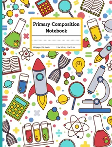 Primary Composition Notebook: Draw and Write Story Journal with Picture Space for Grades K-2, Paperback