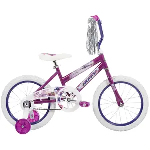 Huffy Sea Star Girls Bike For Backyard Cycling 16 Inch Wheels Fits Riders 42" To 48" Purple Youth Bicycle Toy