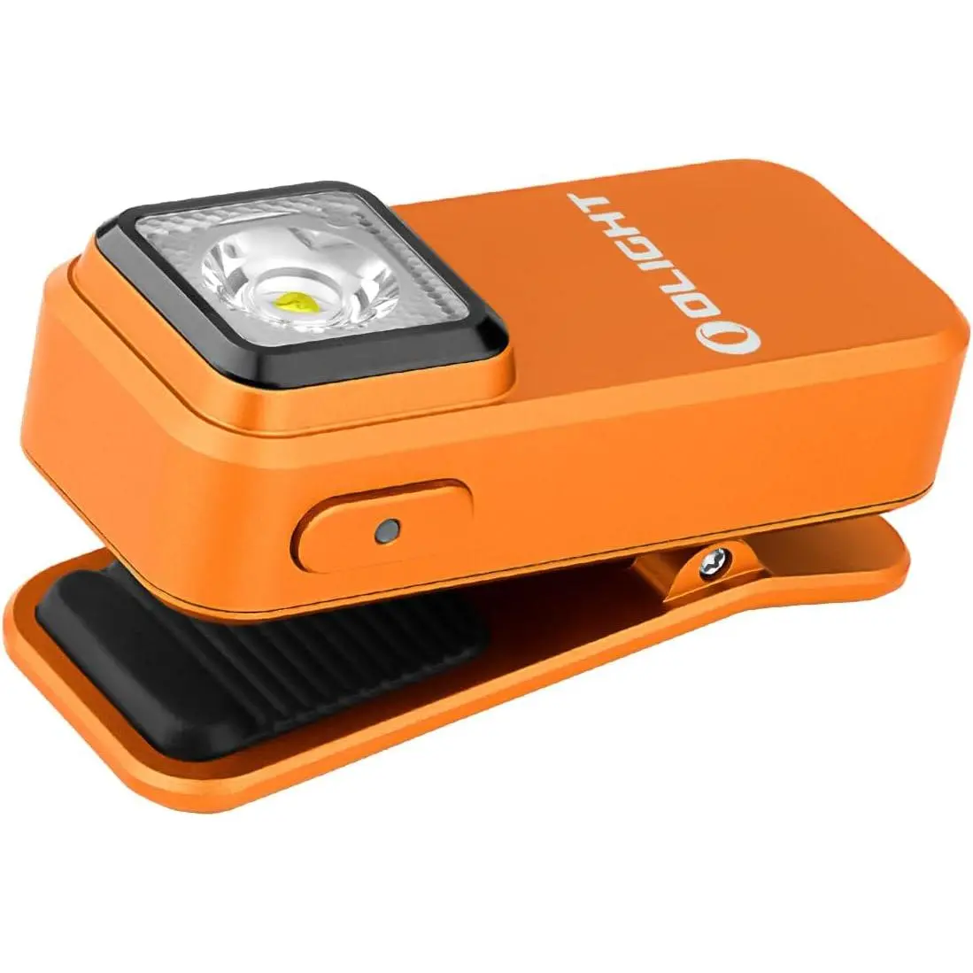 Oclip Orange Rechargeable EDC LED Flashlight - 300 Lumens Dual Sources, 1.05 oz (30 g), 1.9*0.82*0.9 in, USB-C Charging, Magnetic, Compact Pocket Clip, 30H Long-Lasting Runtime, 68m Range, Portable Lighting for Working, Emergency, LED Lights