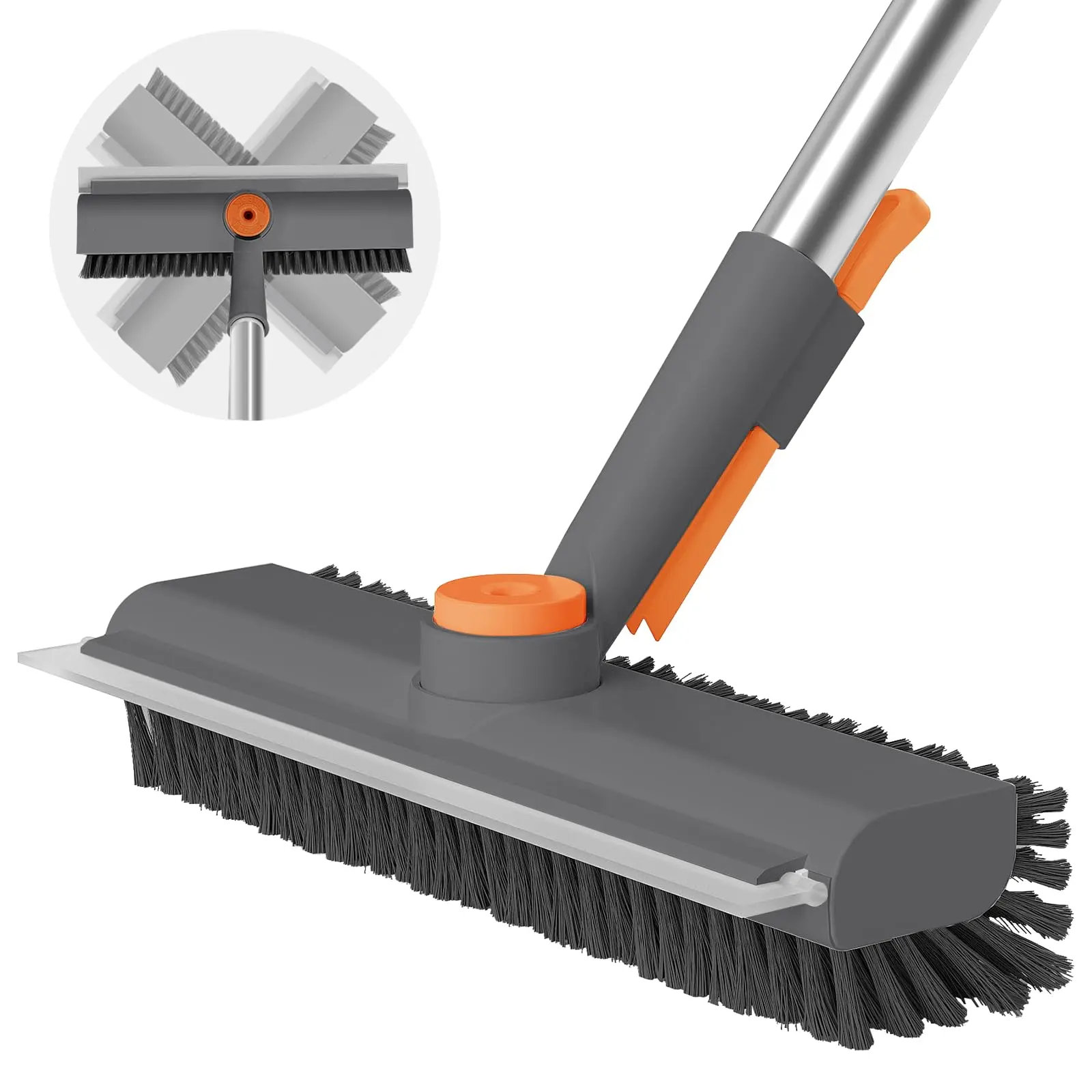 180° Rotating Narrow Gap Cleaning Tool - Extendable Handle, Adjustable Grip No-Touch Cleaner for Home Deep Cleaning, Windows, Sliding Doors, Narrow Gaps
