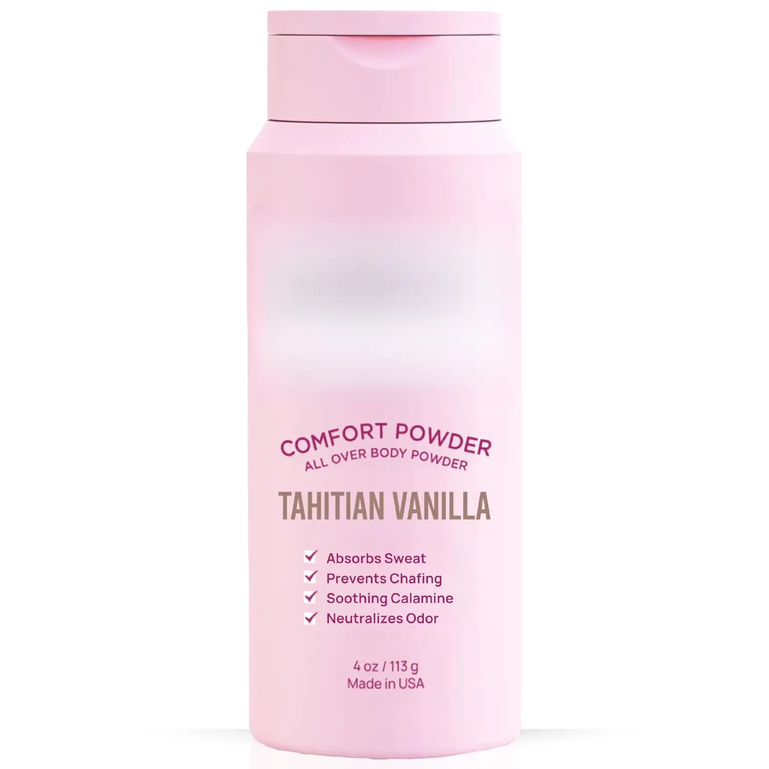 Comt Powder: Talc Free Anti Chafe Body & Foot Dusting Powder Deodorant  Inner Thigh Chafing, Private Areas, and All Over Body  Women 4oz (Pack of 1), Tahitian Vanilla