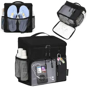 Essential items for a toiletry bag Portable shower storage bag suitable for university dormitories