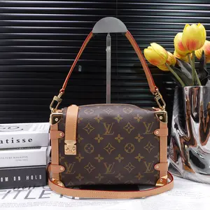 Pre-owned Louis Vuitton Coated Canvas Shoulder Bags Side Trunk Monogram Shoulder bag T10309772